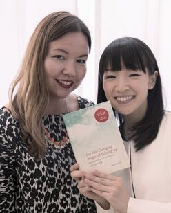 Michele Delory with Marie Kondo in NYC