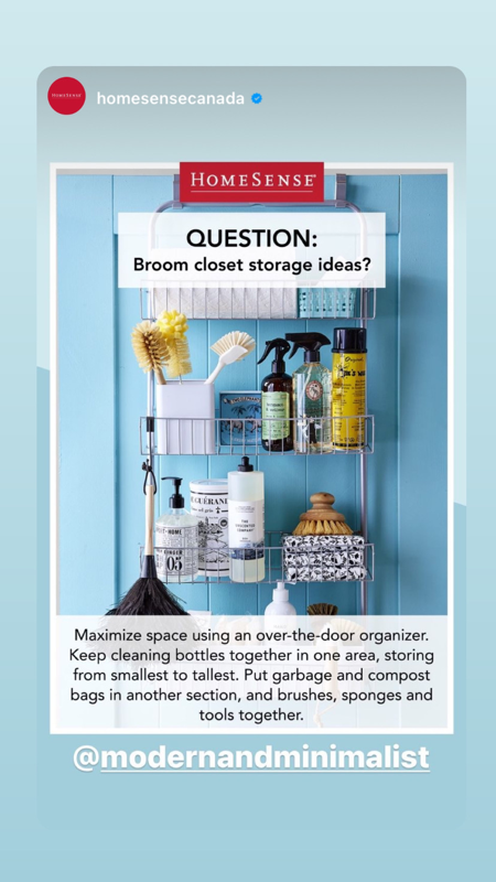 Michele Delory featured as an Organizing Expert for a spring campaign with Home Sense Canada. Home Organizing Tips for a Spring refresh.