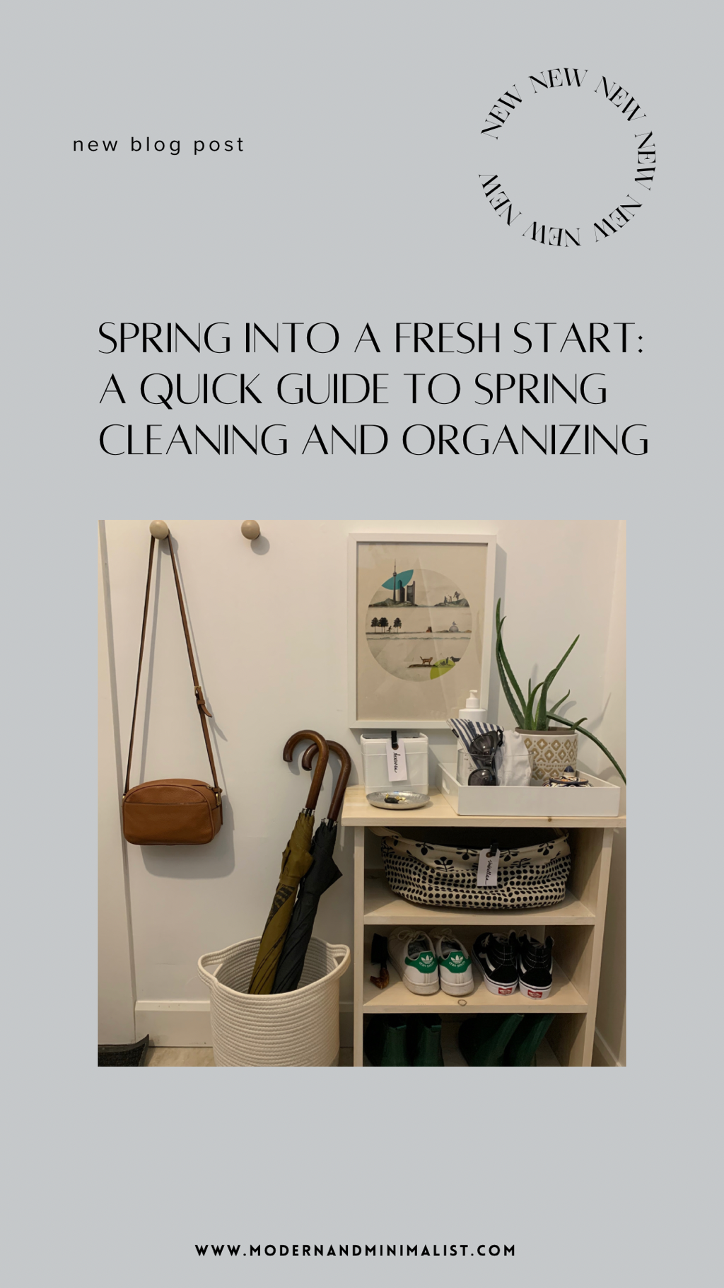 Spring cleaning and organizing 