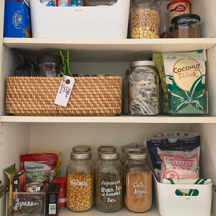 Organized Pantry and Kitchen